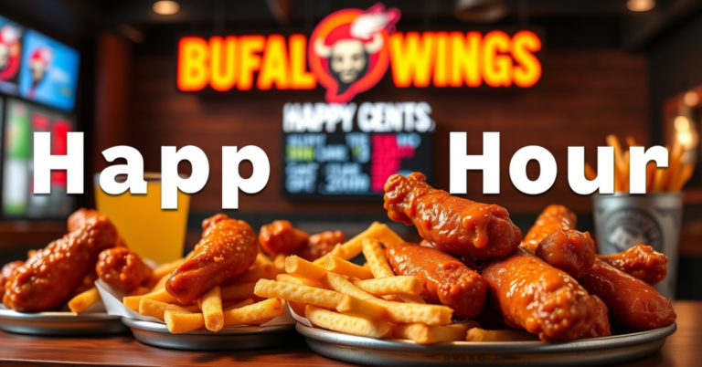 Buffalo Wild Wings Happy Hour Menu With Prices For 2026