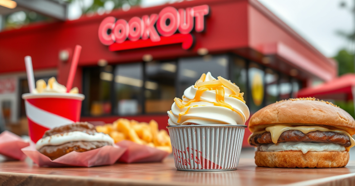 Cook Out Desserts Menu With Prices For 2026