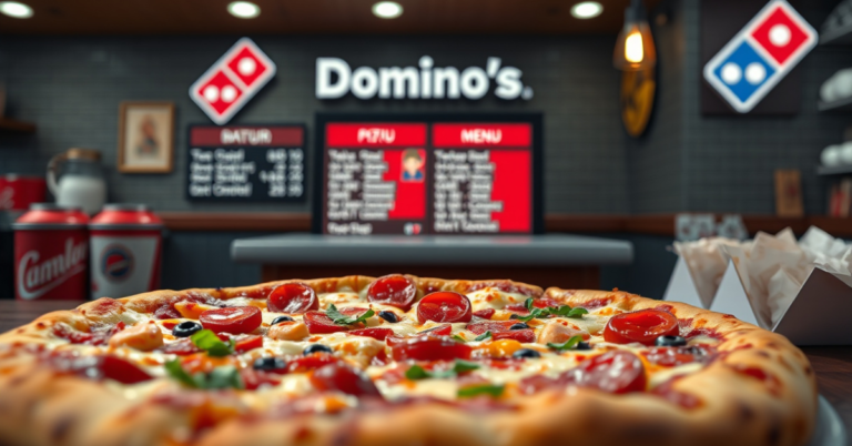 Dominos Pizza Menu With Prices For 2026