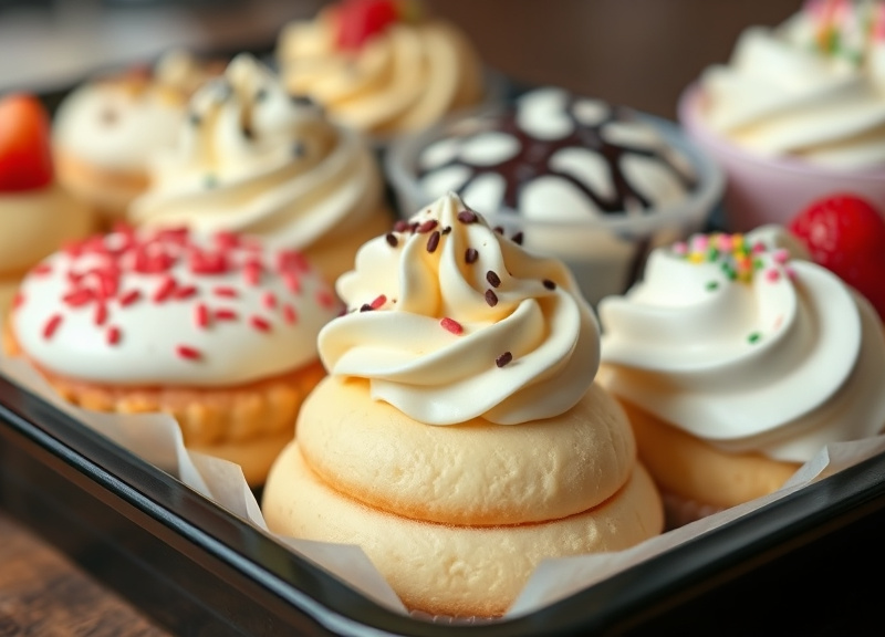 Desserts As Part Of A Tray