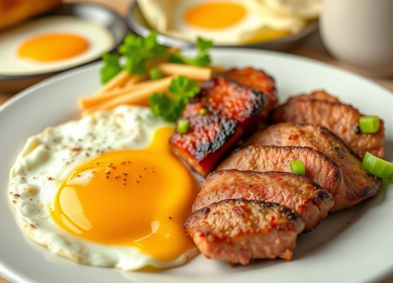 Egg and Meat Breakfasts